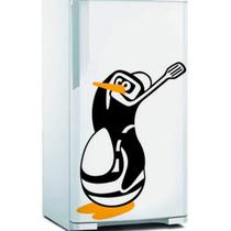 Adesivo De Geladeira Pinguim Mergulhador-G 50X75Cm - Mix Adesivos