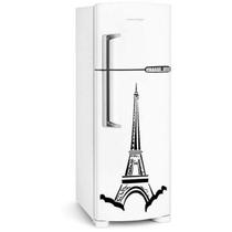 Adesivo De Geladeira Torre Eiffel Paris França-M 50X70Cm - Mix Adesivos