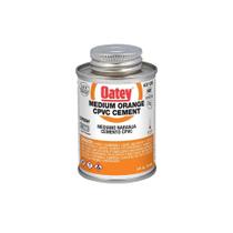 Adesivo de ligação Oatey 31128 Cimento CPVC 118ml Laranja