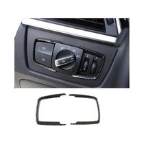 Adesivo De Moldura Para Interruptor De Ajuste De Farol ABS Para BMW Série 1 2 3 4 F30 F31 F32 F34