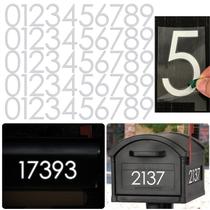 Adesivo de números para caixa de correio Diggoo, 5 conjuntos, 5 cm, refletivo