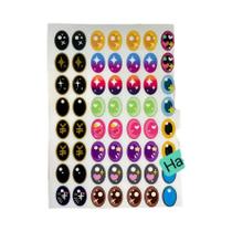 Adesivo De Olho Labubu De 17 Cm Macaroon Have a Seat V1V2 Adesivo De Maquiagem Facial De Boneca