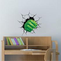 Adesivo de parede 3D Hulk Fist para decoração de quarto autoadesiva Adesivo de parede 3D Hulk Fist para decoração de quarto autoadesiva