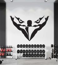 Adesivo de parede academia e musculação