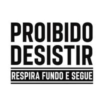 Adesivo de Parede Academia Frase Proibido Desistir (126x95cm) Cor Preto Adesivo de Parede Academia Frase Proibido Desistir (126x95cm) Cor Preto