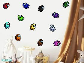 adesivo de parede amongs us decoração games