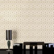 Adesivo De Parede Arabesco Jacquard Damask Neutro 310x58cm Adesivo De Parede Arabesco Jacquard Damask Neutro 310x58cm