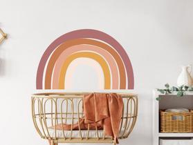 adesivo de parede arco íris boho tamanho G adesivo de parede arco íris boho tamanho G