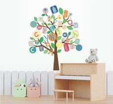Adesivo De Parede Árvore Alfabeto Infantil