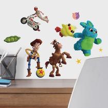 Adesivo de Parede - Auto Colante - Toy Story 4 Personagens - 22.86cm x 44,13cm