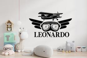 Adesivo de parede avião infantil Adesivo de parede avião infantil