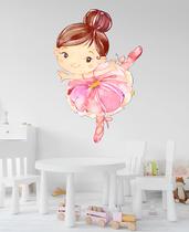 Adesivo de Parede Bailarina Aquarela