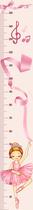 Adesivo de Parede Bailarina Bale Regua Crescimento Infantil Adesivo de Parede Bailarina Bale Regua Crescimento Infantil