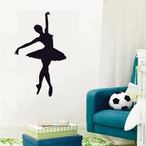 Adesivo de Parede Bailarina Dança Ballet Arte C2291 Adesivo de Parede Bailarina Dança Ballet Arte C2291