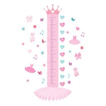 Adesivo de Parede Bailarina Régua de Crescimento