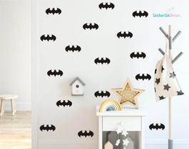 adesivo de parede batman heróis morcego quarto sala