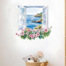 Adesivo de parede Beach Island Scenic View 45x30cm PVC