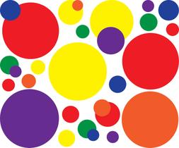 Adesivo de Parede Bolas Coloridas - Quartinhos