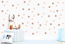 Adesivo de Parede Bolinhas Boho Candy Color
