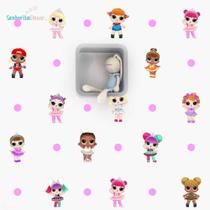adesivo de parede bonecas lol miniaturas kit bolinhas adesivo de parede bonecas lol miniaturas kit bolinhas