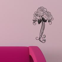 Adesivo de Parede - Bouquet de Rosas - 020flg - Allodi