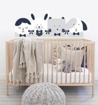 Adesivo De Parede Cabeceira Berço Bonecos Ursinhos Animais Adesivo De Parede Cabeceira Berço Bonecos Ursinhos Animais