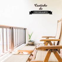 Adesivo de Parede Cantinho do Churrasco Decoração Área Gourmet