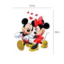 Adesivo De Parede Casal Mickey E Minnie - Lojinha Da Luc