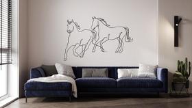 Adesivo de parede cavalos Adesivo de parede cavalos
