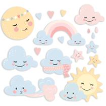 Adesivo de Parede Chuva de Amor Colorido