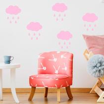 Adesivo de Parede Cloud Rain Pink