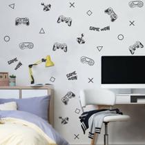 Adesivo de Parede Controle Game Jogos Play Miniaturas