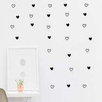 Adesivo De Parede, Coração 100 Unidades 5cm