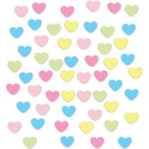 Adesivo de Parede Coração Candy Colors 55un Adesivo de Parede Coração Candy Colors 55un