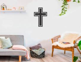 Adesivo De Parede Cruz Fé Jesus Cristo Religião Oração Sala Quartos Decoração Reflexão Silhueta Deus Adesivo De Parede Cruz Fé Jesus Cristo Religião Oração Sala Quartos Decoração Reflexão Silhueta Deus