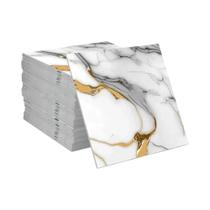 Adesivo De Parede De Cerâmica 3D Imitação De Mármore 10-50PCS Papel De Parede Autoadesivo