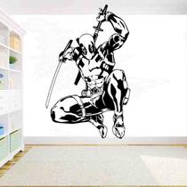 Adesivo de parede Deadpool Comic Character Home Decor 45x50cm