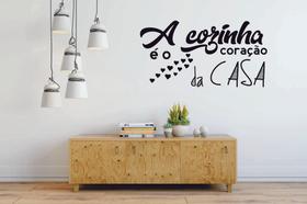 Adesivo de Parede Decorativo A Cozinha Coração da Casa 091
