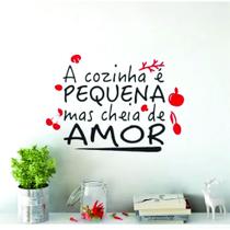 Adesivo De Parede Decorativo A Cozinha É Pequena