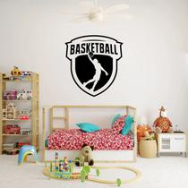 Adesivo de parede decorativo basquete Adesivo de parede decorativo basquete