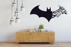Adesivo de Parede Decorativo Batman Morcego Bruce Adesivo de Parede Decorativo Batman Morcego Bruce
