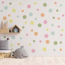 Adesivo De Parede Decorativo Bolinhas 2 medidas Adesivo De Parede Decorativo Bolinhas 2 medidas
