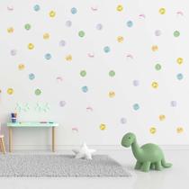 Adesivo De Parede Decorativo Bolinhas de Gude Mármore