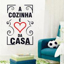 Adesivo de Parede Decorativo Cozinha Coração da Casa 106