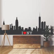 Adesivo De Parede Decorativo Decal Cidade Nova Iorque