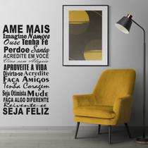 Adesivo De Parede Decorativo Decal Frase Ame Mais