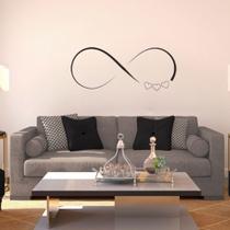 Adesivo De Parede Decorativo Decal Sala Infinito E Corações Adesivo De Parede Decorativo Decal Sala Infinito E Corações