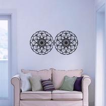 Adesivo De Parede Decorativo Decal Sala Mandala Circular Adesivo De Parede Decorativo Decal Sala Mandala Circular