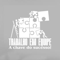 Adesivo De Parede Decorativo Empresa Trabalho Em Equipe