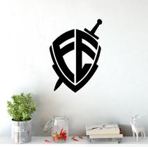 Adesivo De Parede Decorativo Frase Adesivo Logo Fé